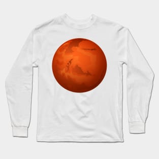 Red Planet Mars Long Sleeve T-Shirt